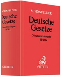 Bild vergrößern Bild: Deutsche Gesetze Gebundene Ausgabe II/2012 - C.H.BECK