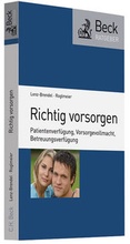 Cover: Richtig vorsorgen - C.H.BECK