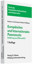 Cover: Europ&auml;isches und internationales Patentrecht - C.H.BECK