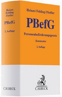 Abbildung von: PBefG: Personenbeförderungsgesetz - C.H.BECK