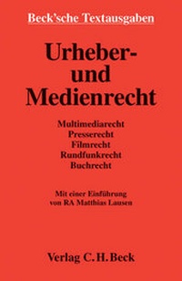 Abbildung von: Urheber- und Medienrecht - C.H.BECK