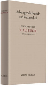 Abbildung von: Festschrift für Klaus Bepler zum 65. Geburtstag - C.H.BECK