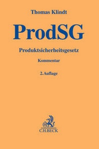 Abbildung von: Produktsicherheitsgesetz: ProdSG - C.H.BECK