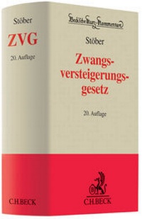 Abbildung von: Zwangsversteigerungsgesetz: ZVG - C.H.BECK