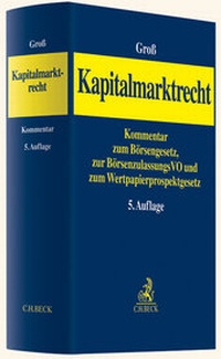 Abbildung von: Kapitalmarktrecht - C.H.BECK