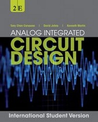 Enlarge image Cover: Analog Integrated Circuit Design - Wiley