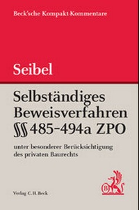 Abbildung von: Selbständiges Beweisverfahren - C.H.BECK