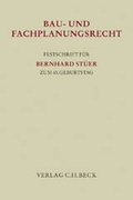 Cover: Festschrift f&uuml;r Bernhard St&uuml;er zum 65. Geburtstag - C.H.BECK