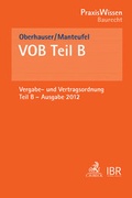 Cover: VOB Teil B - C.H.BECK