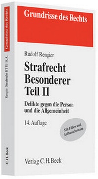 Bild vergrößern Bild: Strafrecht Besonderer Teil II - C.H.BECK