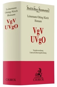Abbildung von: VgV / UVgO - C.H.BECK