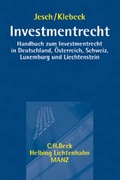 Cover: Investmentrecht - C.H.BECK
