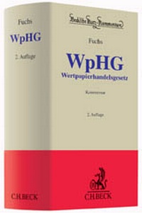 Abbildung von: Wertpapierhandelsgesetz: WpHG - C.H.BECK