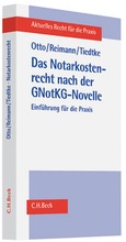 Cover: Notarkosten nach dem neuen GNotKG - C.H.BECK