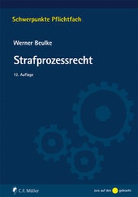 Abbildung von: Strafprozessrecht - C.F. Müller
