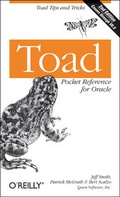 Cover: TOAD Pocket Reference for Oracle - O'Reilly
