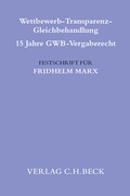 Cover: Wettbewerb - Transparenz - Gleichbehandlung - C.H.BECK