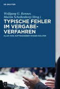 Cover: Typische Fehler im Vergabeverfahren - De Gruyter