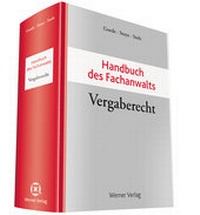 Enlarge image Cover: Handbuch des Fachanwalts Vergaberecht - Werner