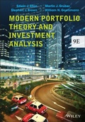 Cover: Modern Portfolio Theory and Investment Analysis - Wiley