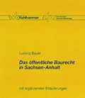Cover: Das &ouml;ffentliche Baurecht in Sachsen-Anhalt - Deutscher Gemeindeverlag