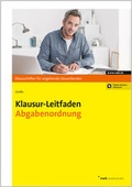Cover: Klausur-Leitfaden Abgabenordnung - NWB