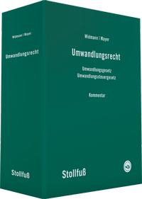 Bild vergrößern Bild: Umwandlungsrecht - Grundwerk mit Fortsetzungsbezug - Stollfuß