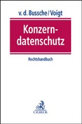 Cover: Konzerndatenschutz - C.H.BECK