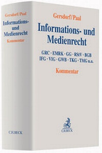 Abbildung von: Informations- und Medienrecht - C.H.BECK