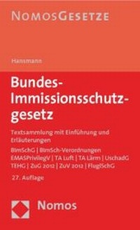Abbildung von: Bundes-Immissionsschutzgesetz - Nomos