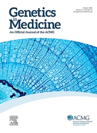 Abbildung von: Genetics in Medicine - Elsevier