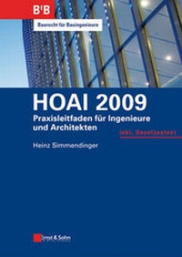 Abbildung von: HOAI 2009 - Ernst & Sohn