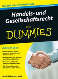 Abbildung von: Handels- und Gesellschaftsrecht für Dummies - Wiley-VCH