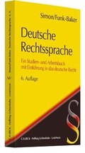Cover: Deutsche Rechtssprache - C.H.BECK