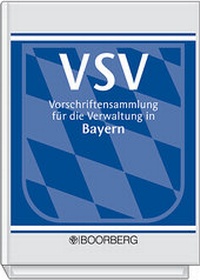 Abbildung von: Vorschriftensammlung für die Verwaltung in Bayern - VSV Ergänzungsband - Boorberg