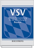 Cover: Vorschriftensammlung f&uuml;r die Verwaltung in Bayern - VSV Erg&auml;nzungsband - Boorberg