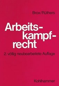 Abbildung von: Arbeitskampfrecht - Kohlhammer