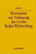 Cover: Kommentar zur Verfassung des Landes Baden-W&uuml;rttemberg - Boorberg