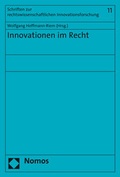 Cover: Innovationen im Recht - Nomos