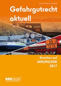 Abbildung von: Gefahrgutrecht aktuell - ecomed Storck