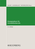 Cover: Kompendium f&uuml;r Immobilienberufe - Boorberg