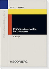 Abbildung von: Prüfungsschwerpunkte im Zivilprozess - Boorberg