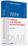 Cover: Einf&uuml;hrung in die Allgemeine Betriebswirtschaftslehre - Vahlen