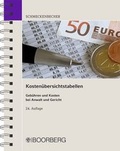 Cover: Kosten&uuml;bersichtstabellen - Boorberg