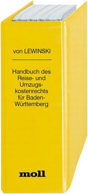 Abbildung von: Handbuch des Reise- und Umzugskostenrechts für Baden-Württemberg - Boorberg