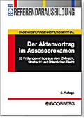 Cover: Der Aktenvortrag im Assessorexamen - Boorberg