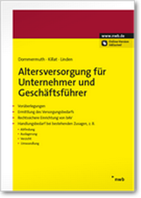 Abbildung von: Altersversorgung für Unternehmer und Geschäftsführer - NWB