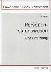 Abbildung von: Personenstandswesen - Boorberg