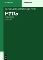 Cover: Patentgesetz - De Gruyter