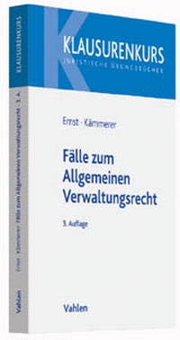 Abbildung von: Fälle zum Allgemeinen Verwaltungsrecht - Vahlen